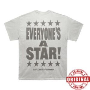 kenny 5 seconds of summer official store merch everyones a star shirt u