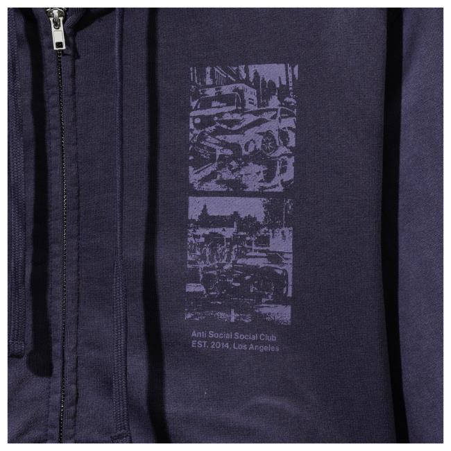 Antisocialsocialclub Merch Store Broken Car Hood-Zip Purple 9 Antisocialsocialclub Merch Store Broken Car Hood-Zip Purple