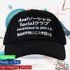 Antisocialsocialclub Merch Store Taku Ball Cap Black