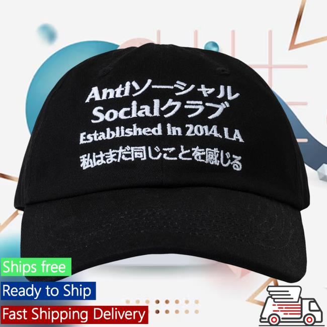 Antisocialsocialclub Merch Store Taku Ball Cap Black 3 Antisocialsocialclub Merch Store Taku Ball Cap Black