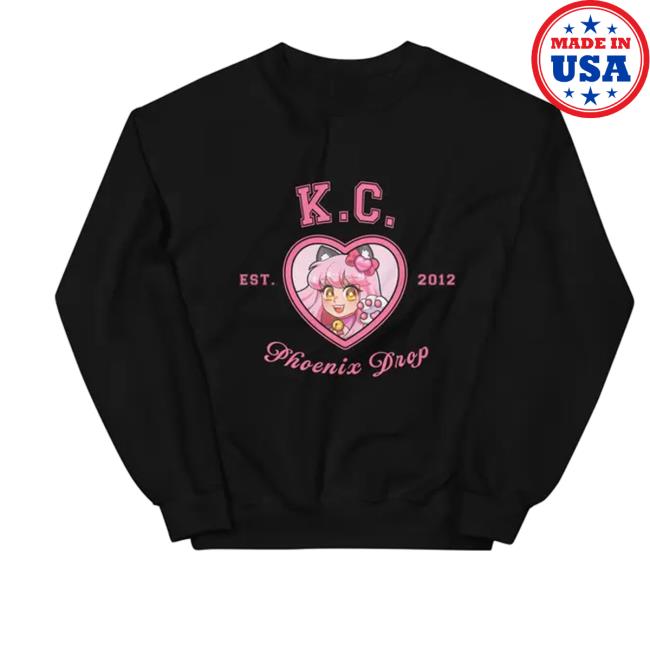 kenny Aphmeow Merch Store Kc Phoenix Drop Varsity Sweatshirtx kenny Aphmeow Merch Store Kc Phoenix Drop Varsity Sweatshirtx
