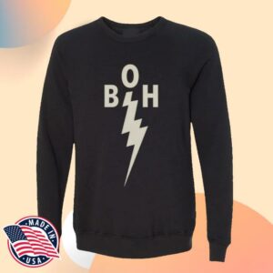 kenny Band Of Horses Merch Store Shop Boh Bolt Applique Crewneck