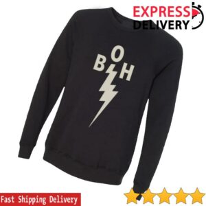 kenny Band Of Horses Merch Store Shop Boh Bolt Applique Crewneckv