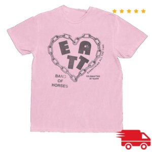 kenny Band Of Horses Merch Store Shop Eatt Heart Tee
