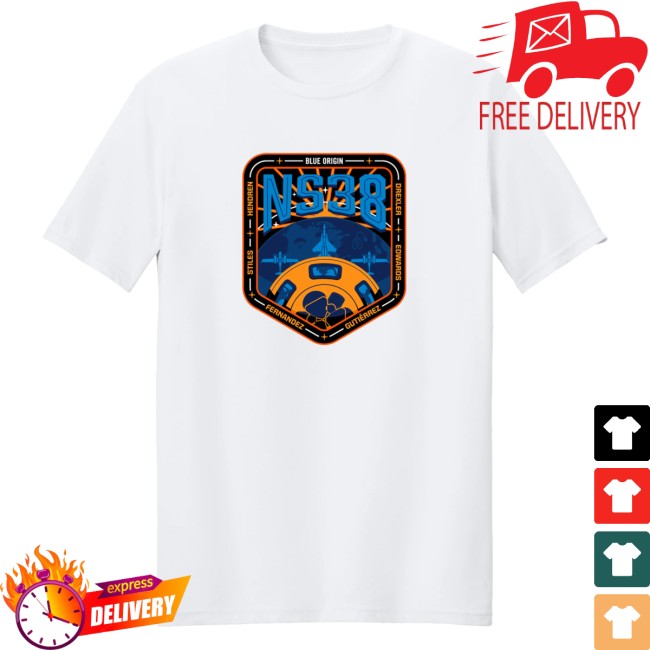Blue Origin Merch Store Ns-38 Mission Tee 2 Blue Origin Merch Store Ns-38 Mission Tee