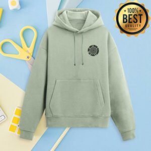 Daily Bread Merch Store Checkered R&T Hoodie Sage