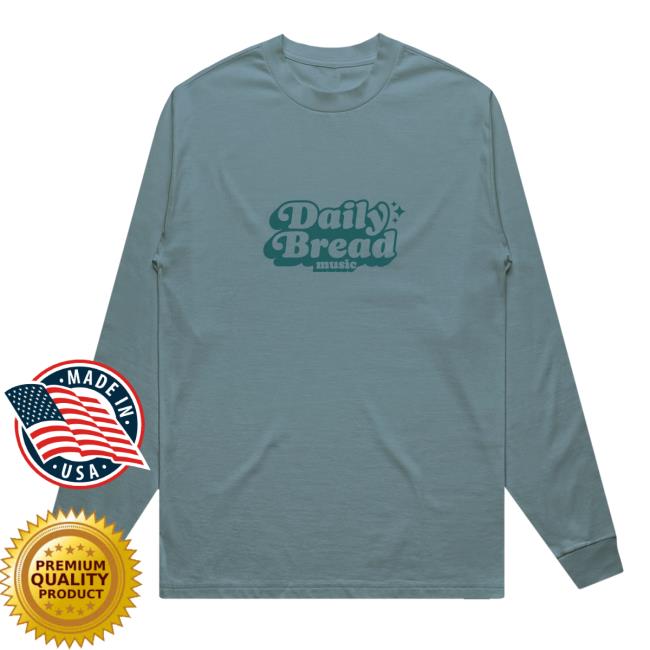 Daily Bread Merch Store Hotline Longsleeve Tee Pale Blue 3 Daily Bread Merch Store Hotline Longsleeve Tee Pale Blue
