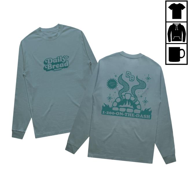 Daily Bread Merch Store Hotline Longsleeve Tee Pale Blue 5 Daily Bread Merch Store Hotline Longsleeve Tee Pale Blue
