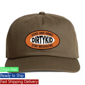Dirty Kid Merch Store Guns & Ammo Hat Brown