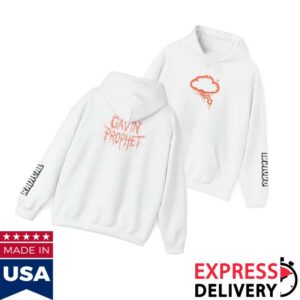 kenny Gavin Prophet Merch Store Radical Orange Graffiti Crash Cloud Hoodiev