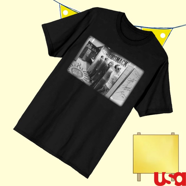 Godsmack Merch Bathroom Photo Tee 3 Godsmack Merch Bathroom Photo Tee
