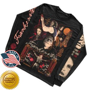 kenny Halftone Horror Merch Frankenstein Long Sleeve1