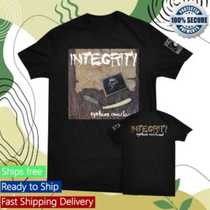 Holy Mountain Printing Merch Store Integrity Systems Overload Classic Black Shirt