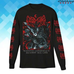 Holy Mountain Printing Merch Store Leviathan Ash Long Sleeve Shirt