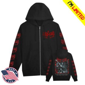 Holy Mountain Printing Merch Store Leviathan Ash Zip Up Sweatshirt