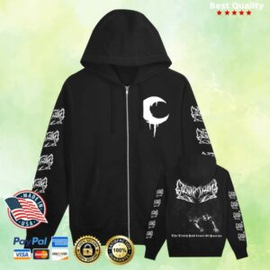 Holy Mountain Printing Merch Store Leviathan Chains Of Ice Zip Up Sweatshirt