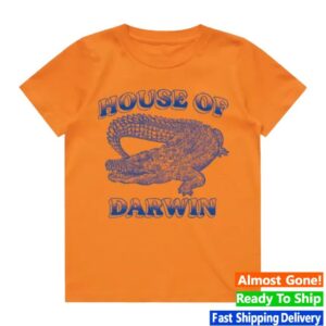 kenny House Of Darwin Merch Store Kids Croc Orange