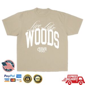 kenny Jesus Loves You Merch Live Like Woods Isaac Woods Tribute Tee