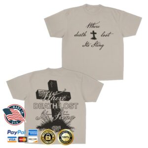 kenny Jesus Loves You Merch Lmtd When Death Lost It's Sting 7.5 Oz Tee0