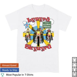 Lynyrd Skynyrd Merch Store Road Trippin White Tee