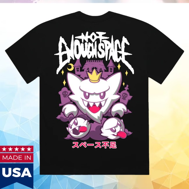 Not Enough Space Merch King Haunter Tee 4 Not Enough Space Merch King Haunter Tee