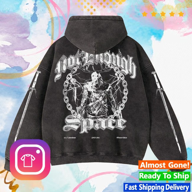 Not Enough Space Merch Wendigo Mineral Wash Hoodie 3 Not Enough Space Merch Wendigo Mineral Wash Hoodie