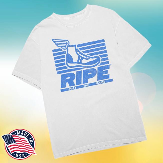 Ripe Band Merch Store Running Tee White 3 Ripe Band Merch Store Running Tee White