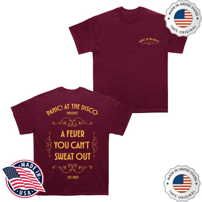 Rock Sound Merch Panic At The Disco Shirt 4 Rock Sound Merch Panic At The Disco Shirt