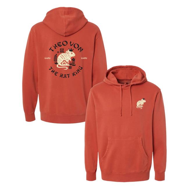 Theo Von Merch Store Year Of The Rat Pigment Amber Hoodie 5 Theo Von Merch Store Year Of The Rat Pigment Amber Hoodie