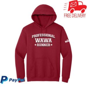 Wawa Merch Store Unisex Pro Runner Hoodie
