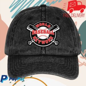 kenny World Baseball Network Merch Store Vintage Cotton Twill Cap
