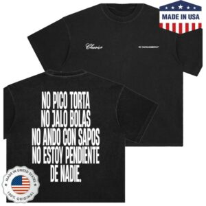 kenny caracas merch store no pico torta black tee upsd u