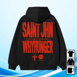kenny complex store merch saint jhn x whyhunger black zip up hoodie e
