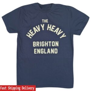 kenny hello merch store the heavy heavy brighton england navy t shirt