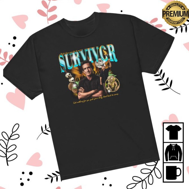 Paramount Shop Store Merch Survivor Jeff Probst Heartthrob Oversized Comfort Colors T-Shirt - Fashion Art Prints