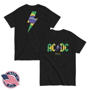 Acdc Merch Store Brazil Pwr Up Tour T-Shirt