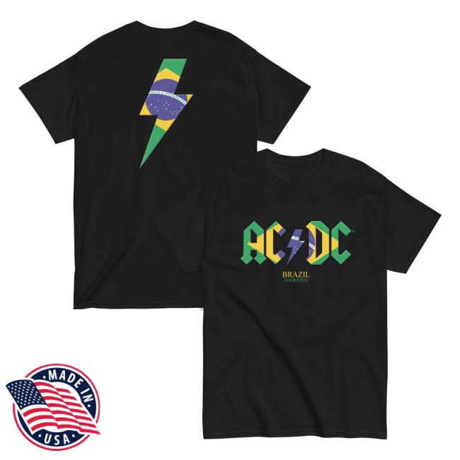 Acdc Merch Store Brazil Pwr Up Tour T-Shirt 2 Acdc Merch Store Brazil Pwr Up Tour T-Shirt