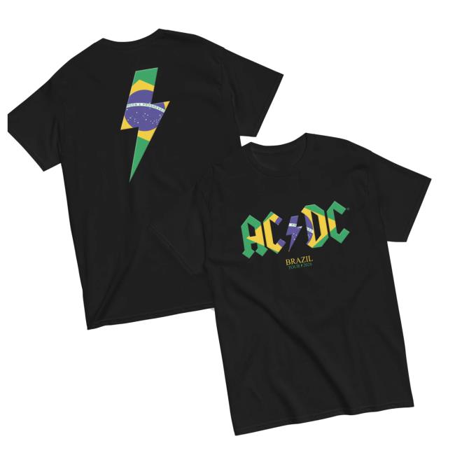 Acdc Merch Store Brazil Pwr Up Tour T-Shirt 3 Acdc Merch Store Brazil Pwr Up Tour T-Shirt