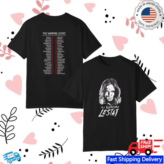 Amc Merch Store The Vampire Lestat Official Tour T-Shirt 5 Amc Merch Store The Vampire Lestat Official Tour T-Shirt