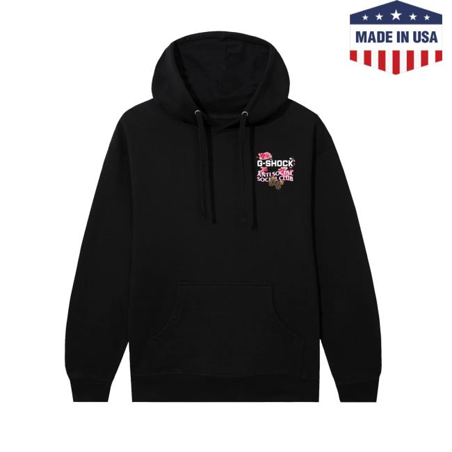 Anti Social Social Club Merch Store Assc X Casio G-Shock Hoodie Black 3 Anti Social Social Club Merch Store Assc X Casio G-Shock Hoodie Black