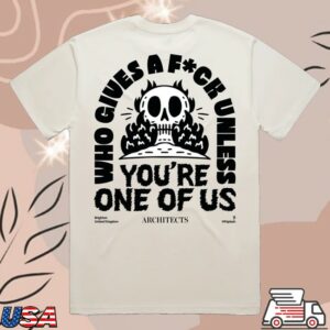 Architects Merch Store Who Gives A Fuck Whiplash Ecru Tee