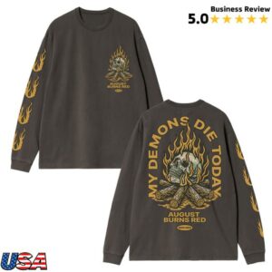August Burns Red Merch Store Shop Demons Die Long Sleeve T-Shirt