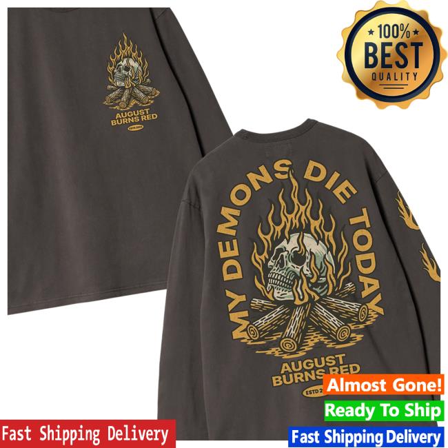 August Burns Red Merch Store Shop Demons Die Long Sleeve T-Shirt 5 August Burns Red Merch Store Shop Demons Die Long Sleeve T-Shirt