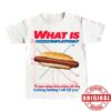 Barelylegal Merch Store Inflation Hot Dog 6Oz Cotton T-Shirt