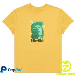 Billie Eilish Merch Store Billie Dice Toss Gold Shirt
