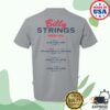 Billy Strings Merch Store Musical Services Tee With Dates