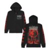 Blood Incantation Merch Store World Tour 2024-2025 Zip Up Hoodie Black