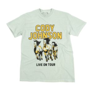 Cody Johnson Merch Store Horses 2026 Tour Tee