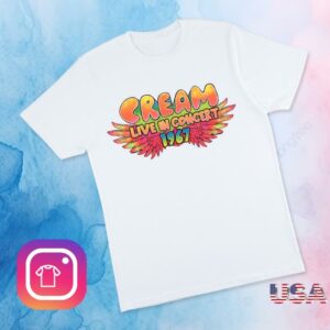 Cream Band Official Merch Store Cream 1967 T-Shirt