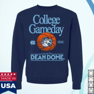 Espn Merch Store College Gameday Unc Live At The Dean Dome Crewneck